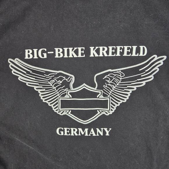 Vintage Harley Davidson Motor Logo Germany Big Bike Krefeld Large USA Made Y2K - Picture 10 of 12